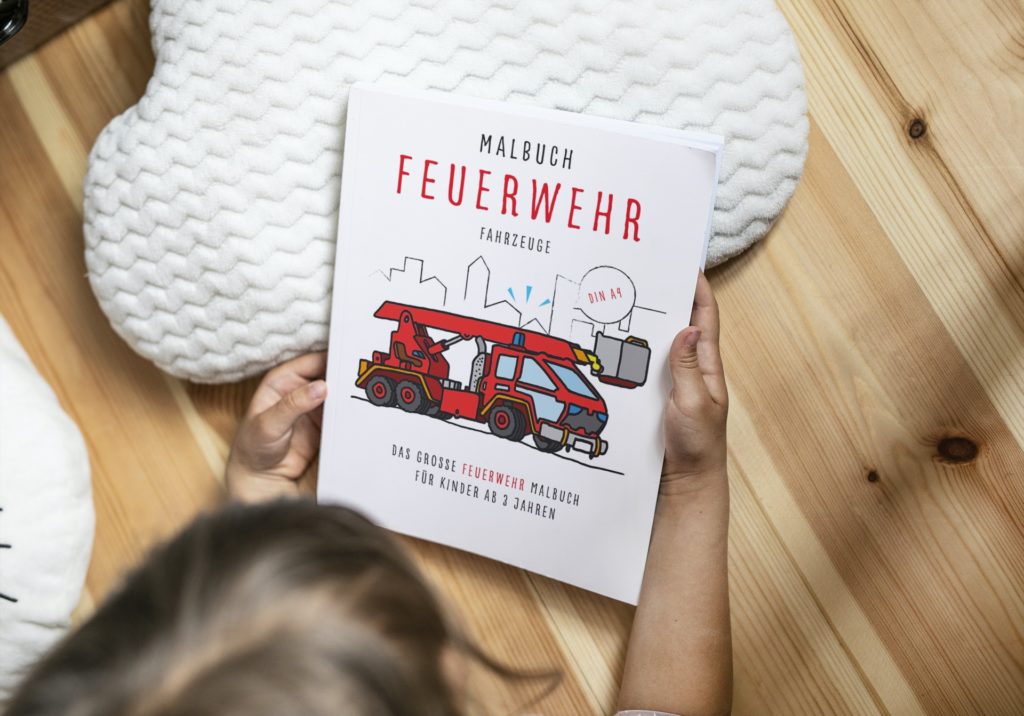 Feuerwehr Malbuch für Kinder auf Amazon