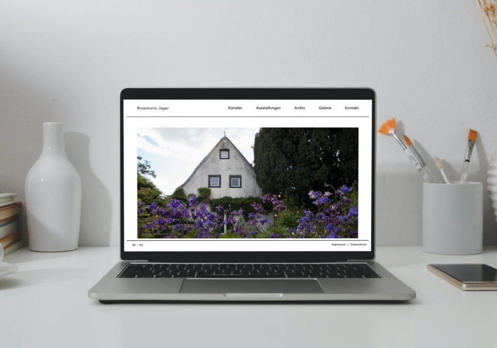 Responsive CMS Galerie Webseite