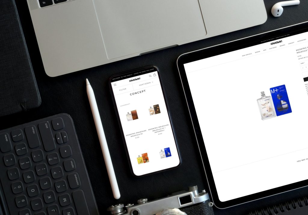 Shopify Schwarzmarkt - Fashion e-commerce webseitenumsetzung