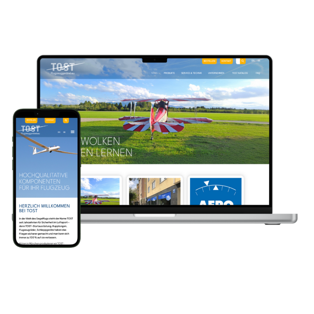 webseite tost.de -relaunch der CMS Webseite