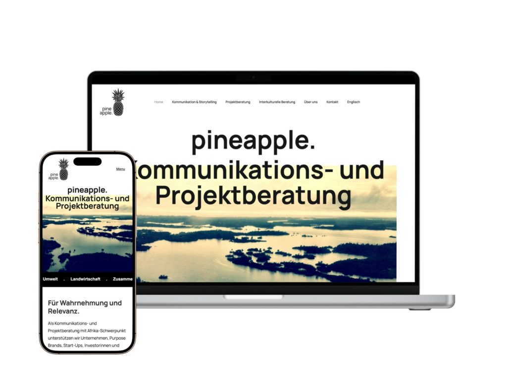 Programmierung und Umsetzung von pineapplestory.de